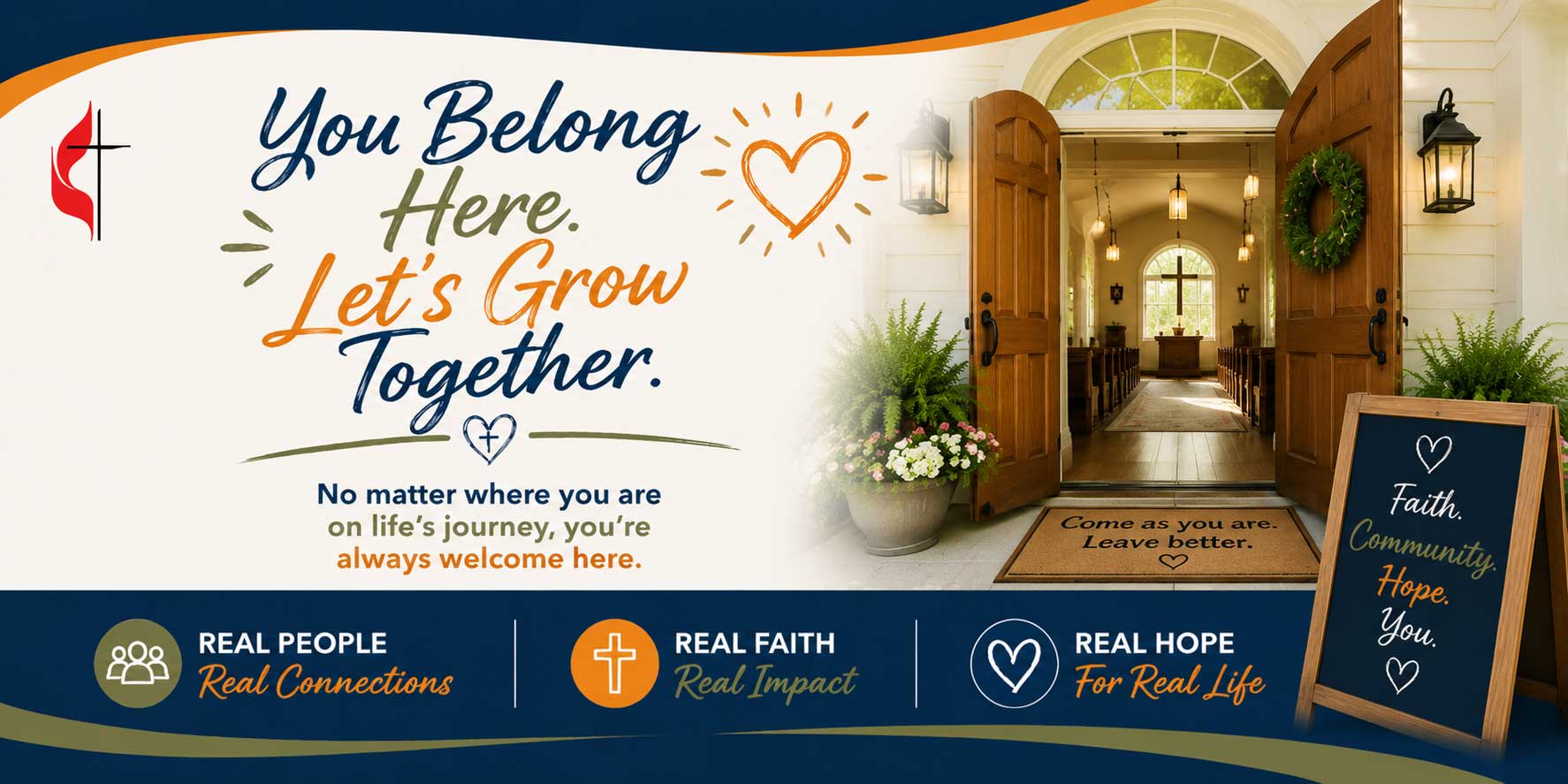 Welcome visitors to Elsberry United Methodist Church